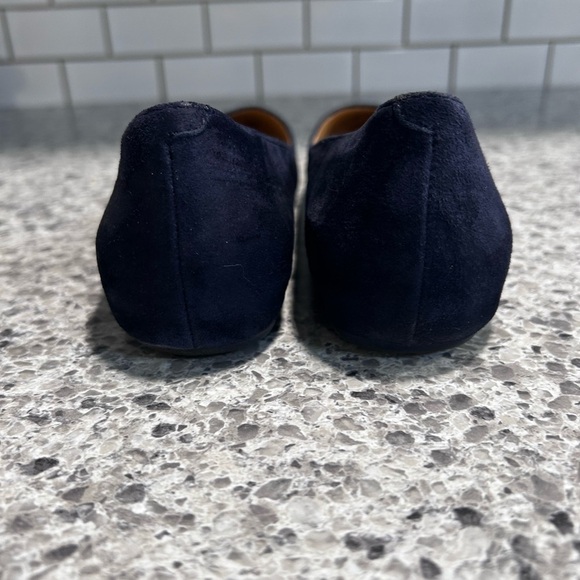Talbots Women's Navy Suede Ballet Flats Size 6M - Picture 5 of 9